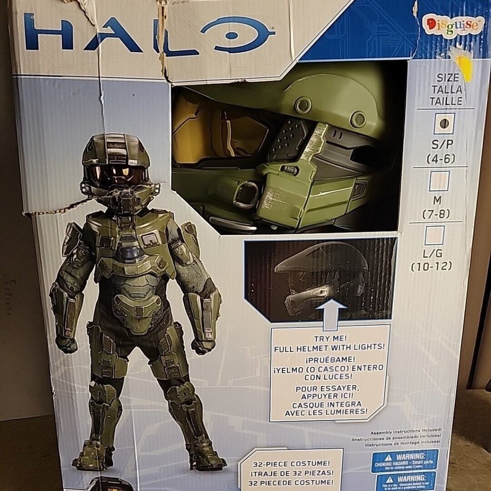 Halo 32 Piece Costume Size 4-6